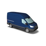 Busch 54501 - H0 - Ford Transit Kasten - blau